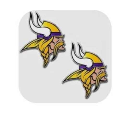 2-PACK  MINNESOTA VIKINGS  4 IN. STICKERS