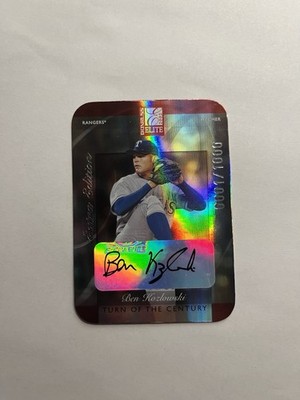2003 Donruss Elite  Ben Kozlowski - Extra Edition  Auto -0001 /1000 Texans B4
