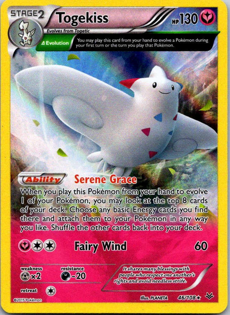 Togekiss (46 Delta) 46/108 XY - Roaring Skies LP
