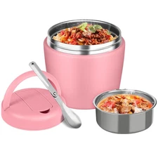 Termo de 32 oz, frasco para alimentos con aislamiento al vacío acero inoxidable