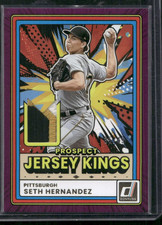 Panini 2026 Donruss Prospect Jersey Kings Purple /49 Relic Patch Seth Hernandez