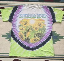 RARE VINTAGE 1998 GRATEFUL DEAD TERRAPIN STATION LIQUID BLUE XL TIE DYE SHIRT