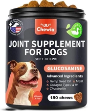 Glucosamine for Dogs Hip and Joint Supplement for Dogs Chondroitin Chews MSM