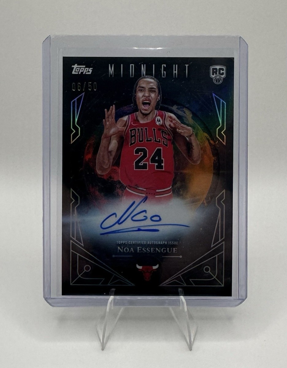 2025 Topps Midnight Sun Signatures Noa Essengue Auto 06/50 RC