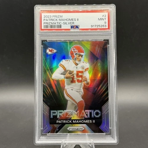 2023 Panini Prizm NFL Patrick Mahomes II Prizmatic Silver Prizm #2 PSA 9 CHIEFS