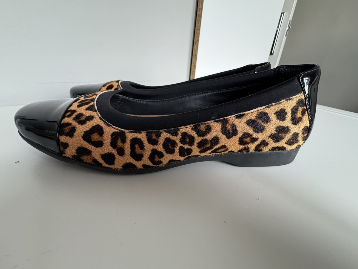 Animal Print Clarks Un Darcey Ease Clarks UNStructured UN Darcey