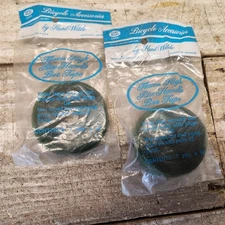 1970s NOS Hunt Wilde Vinyl Handlebar Tape Pair Campus Green Schwinn Bar Wrap