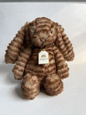 Brand New With Tags Authentic Jellycat Bashful Luxe Bunny Juniper  Dustbag