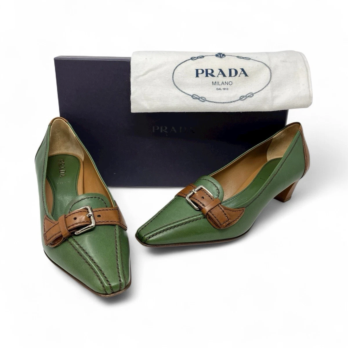 PRADA Low (1-1.9 in) Heel Height with Vintage Heels for Women for