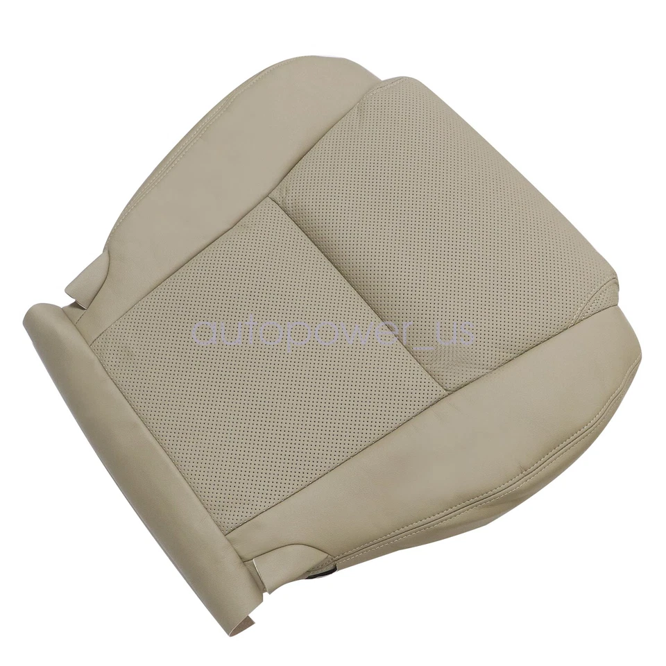 Cubierta de asiento de cuero perforada bronceada inferior del conductor para Lexus GS300 GS350 2006-09 Foto 4 de 4