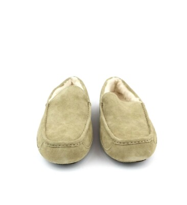 UGG Ascot Military Sand Suede Fur Slippers Mens Size 7-NIB  display picture 1