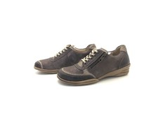 Fidelio Damen Halbschuhe Schnürer Loafers Freizeitschuh Braun Gr. 37 (UK 4)