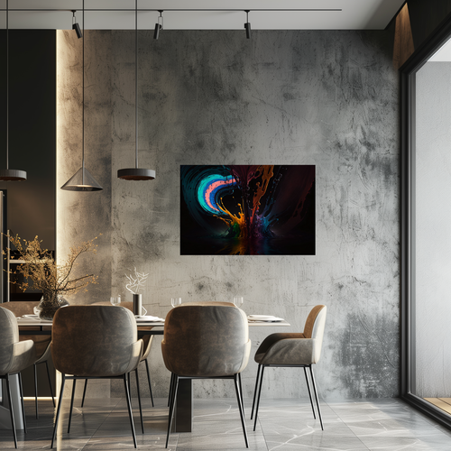 Unframed Abstract Wall Art, poster, print. Unframed Canvas, picture, home decor. - Picture 3 of 8