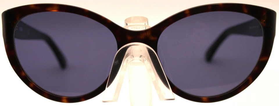 Nuevas gafas de sol Moschino MOS 065/S 0086KU marco de plástico tortuga azul tinte sólido Foto 2 de 4