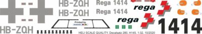 Decals 280 Eurocopter H145 / EC 145T2 REGA HB-ZQH