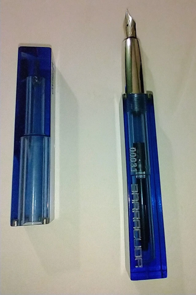 Pluma Estilográfica Barracuda Nettuno Edición Limitada Azul Oscuro 00031 Usada en Excelente Condición Foto 4 de 4