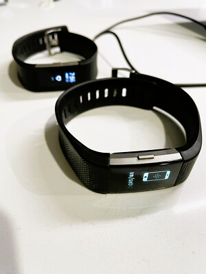fitbit charge 2 with black band Amazon.com: Fitbit Charge 2 Heart Rate + Fitness Wristband  main image 3