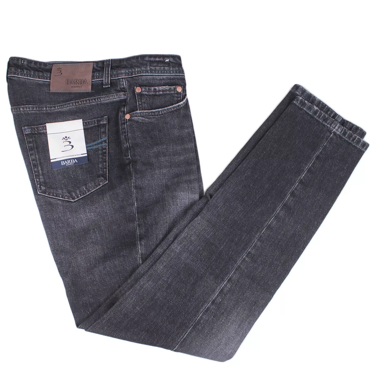 NEW BARBA NAPOLI JEANS FOR MEN COTTON AND EA SIZE 32 US 46 EU BAJV2