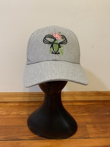 Tna Baseball Cap Gray 100% Cotton 