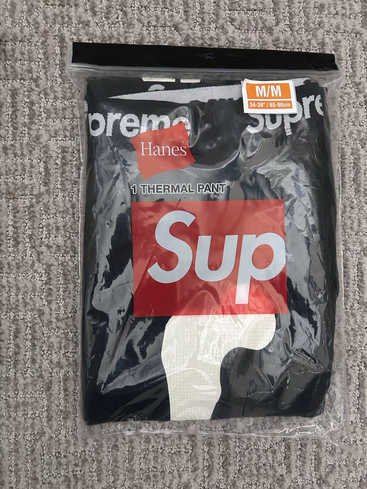 Pantalon thermique moyen os Supreme Hanes
