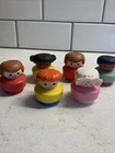 Vintage 1990’s Fisher Price Chunky Little People Figures Lot of 6
