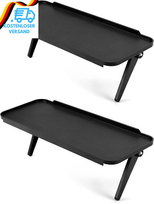 QWORK 2 Stück TV Top Regal, Screen Top Shelf, Kunststoff 120 X 310 Mm,Für Tv-Box
