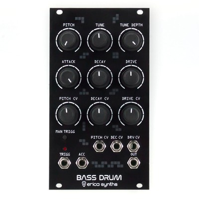 Erica Synths Bass Drum Percussion Source Eurorack Drum Module