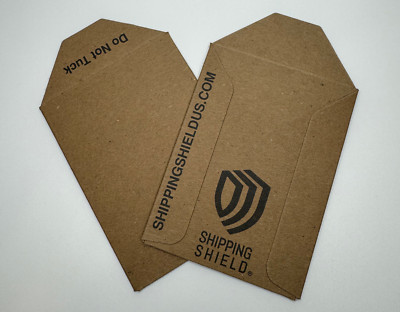 (10)(25)(100) Ct Shipping Shield Protector Envelopes for Trading Cards