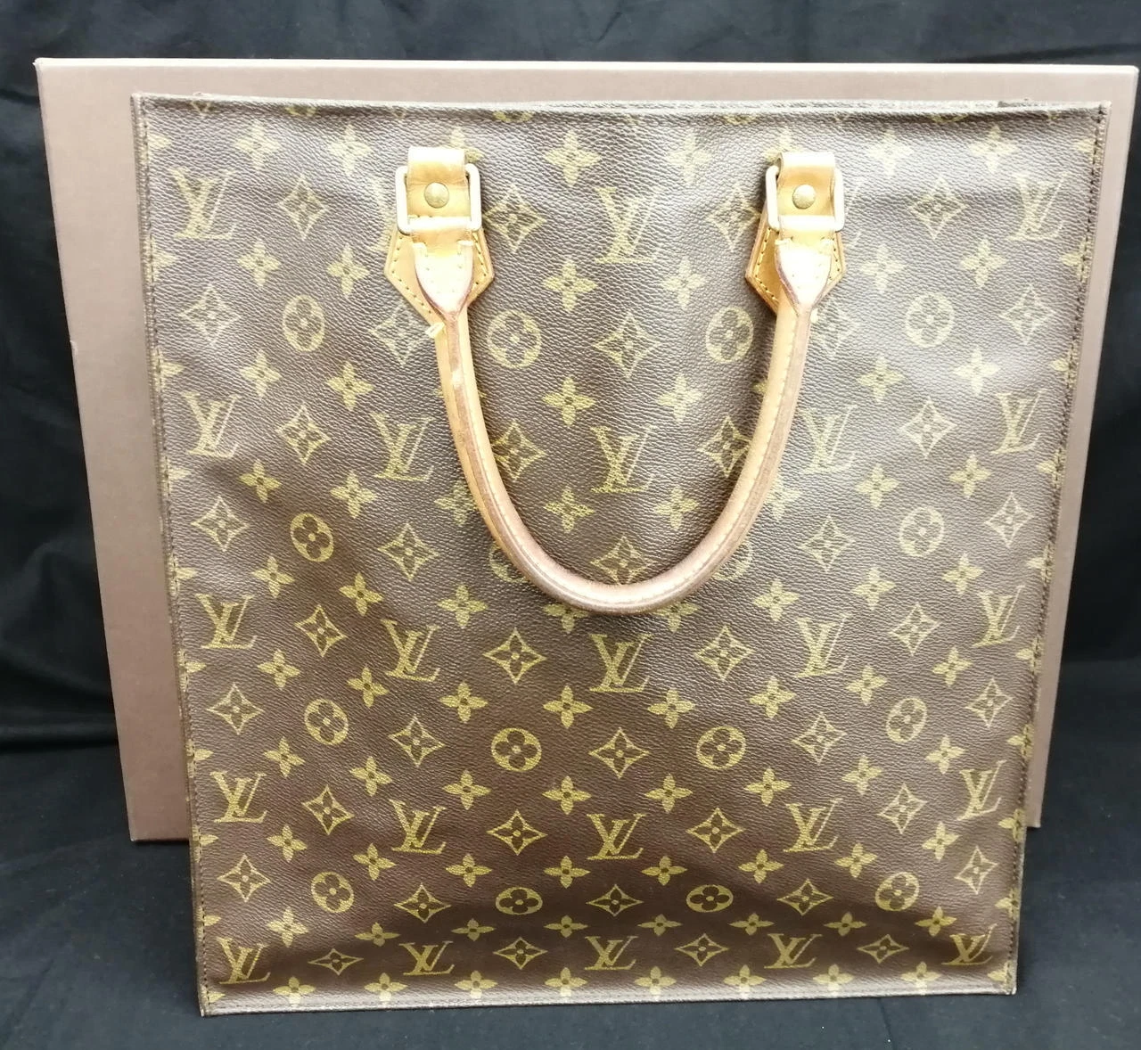 LOUIS VUITTON（LV） Autentica borsa tote a mano Louis Vuitton monogramma con scatola