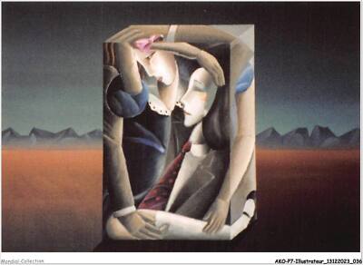 AKOP7-0571-ILLUSTRATOR - The geometry of feelings - Painting by Alain Ga