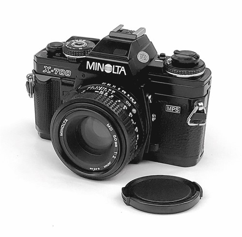 Beautiful Refurbished Minolta X-700 Camera with a 50mm f2 Lens, EX++ Condition