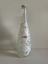 Evian Collection 2008 Edition Christian Lacroix Glass Bottle UnopenedC5