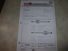 Case IH Kundendienstbrief Allradachsen 
