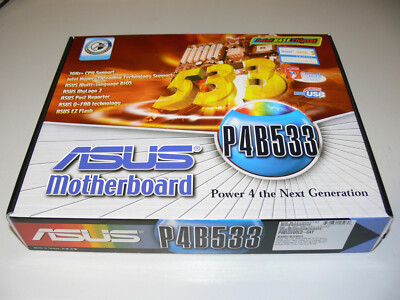 ASUS P4B533 Motherboard P4 Intel Sockets 478 New IN