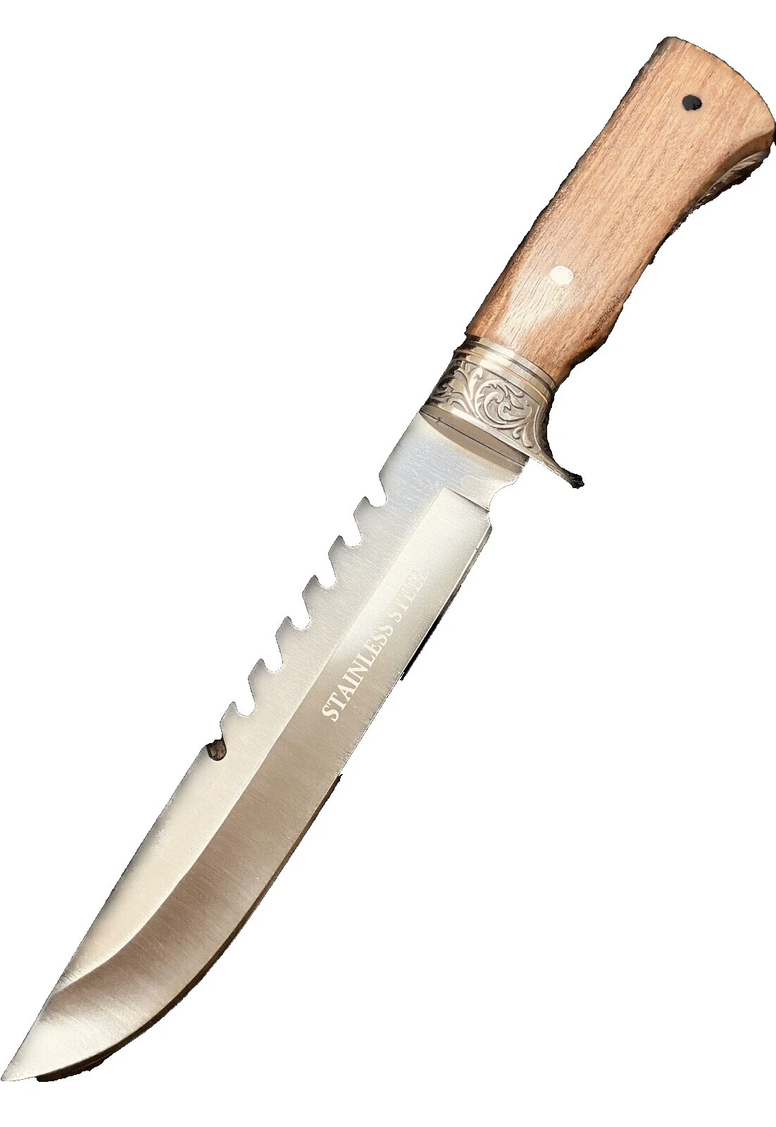 Cabo de Madeira de caça de lâmina de aço inoxidável moderno Facas de lâmina fixa industrializadas