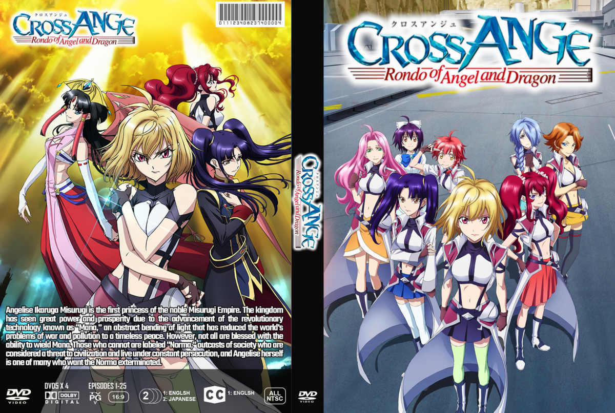 Cross Ange Rondo of Angel and Dragon Complete Series Ep 1-25 dual