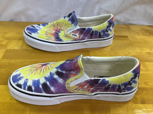 VANS Vans Classic Slip On Size Women's 6 / Men's 4.5 Washed Tie-Dye Canvas VGC - Bild 10 von 15