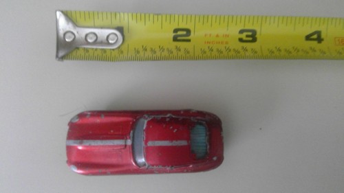 MARX JAGUAR E-TYPE 1:64 good condition red - Picture 3 of 8