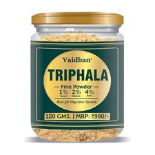 Triphala Fine Powder/Churna - Improve Your Digestion 120 Gm FIT AND HIT