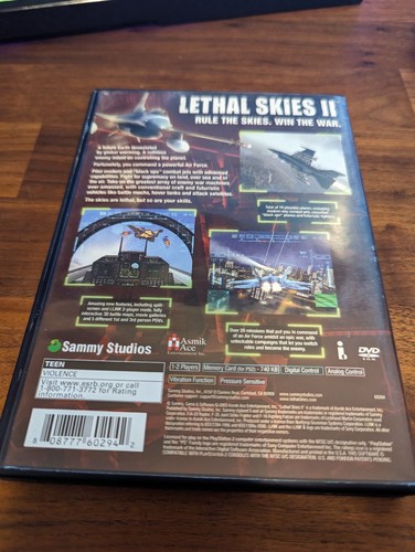 Lethal Skies II (Sony PlayStation 2, 2003) Complete And Tested Very Good - Picture 2 of 7
