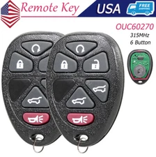 2 For 2007 2008 2009 2010 2011 2012 2013 2014 Chevrolet Suburban Remote Key Fob