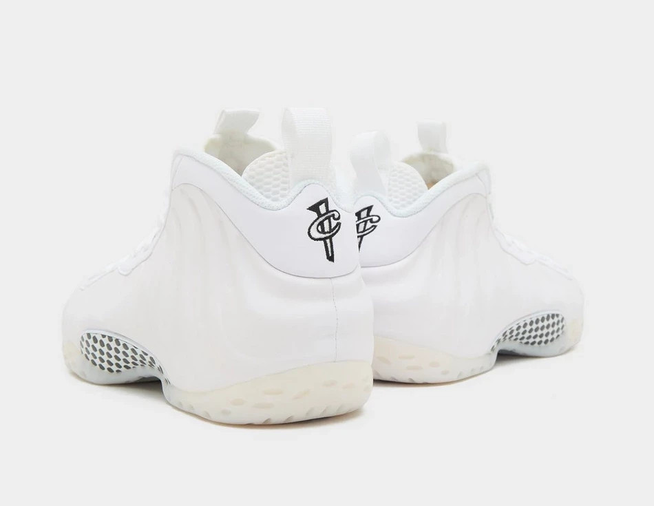 all white nike foams