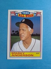 Sparky Anderson 1986 Topps 1985 All Star Game Commemorative Baseball # 1 J8757