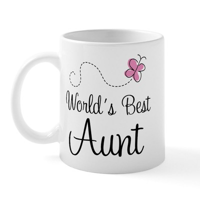 CafePress World's Best Aunt Mug 11 oz Ceramic Mug (369565123)