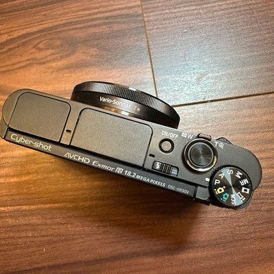 Sony Cyber-shot DSC-HX90V 18.2MP Digital Camera - Black for sale