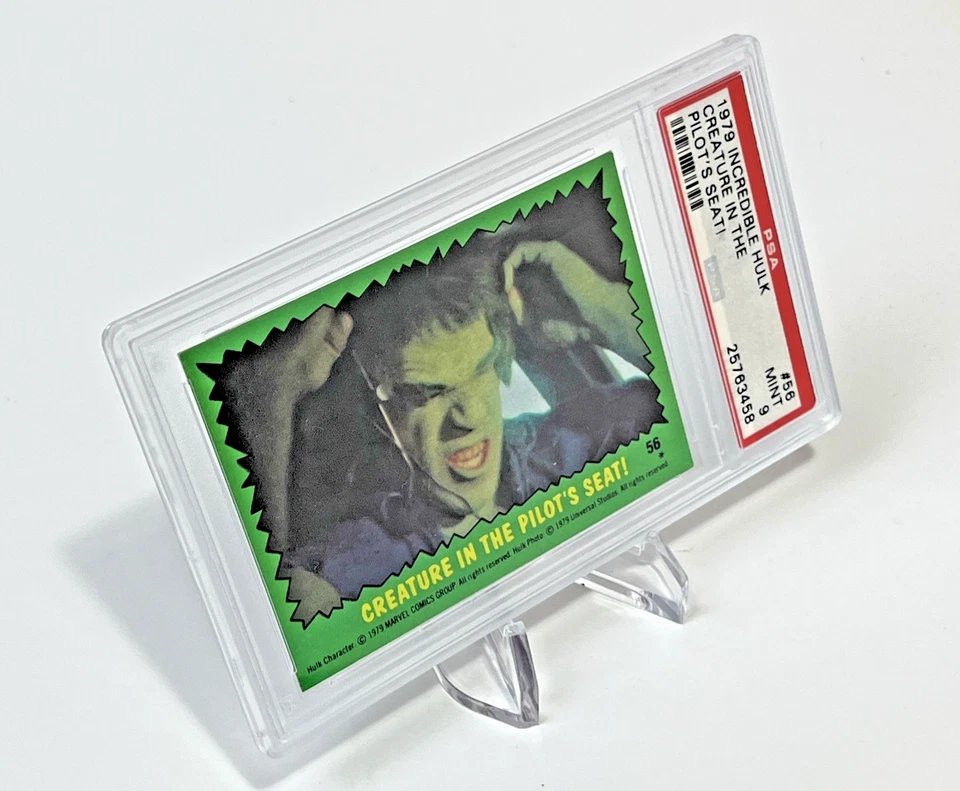 1979 Topps the Incredible Hulk Creature in the Pilots Seat #56 - PSA 9 - Image 3 of 4