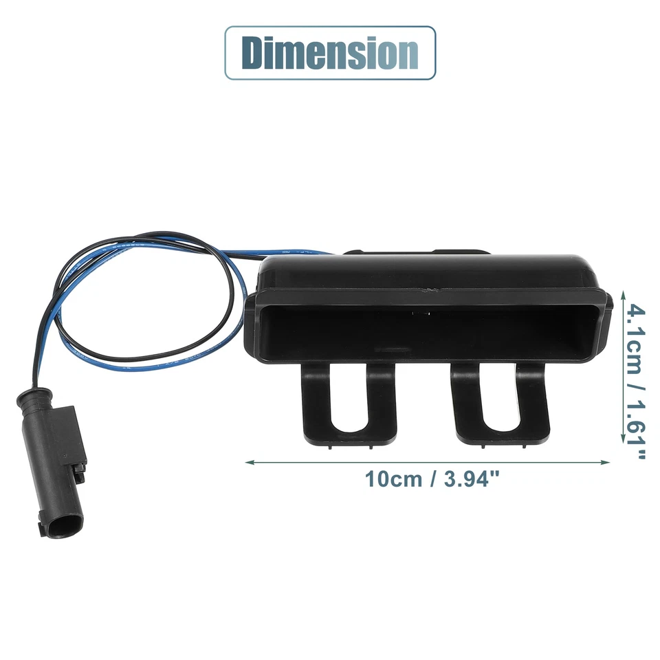 Pack (1) A4517470187 Liftgate Tailgate Hatch Handle Assembly for Smart Fortwo — 第 3/4 张图片