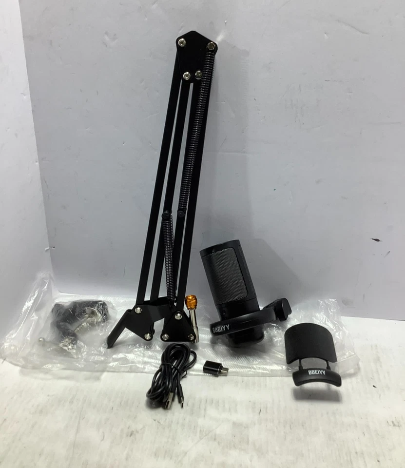 BBEIYY Gaming USB Microphone for PC with Boom Arm/AQ - Image 2 of 4