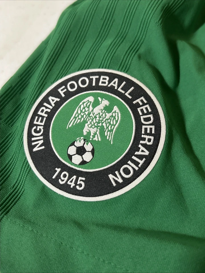 Pantalones Cortos Nike Muestra Nigeria Estadio Fútbol Hombres (M) Verde Dri Fit Fútbol Foto 4 de 4