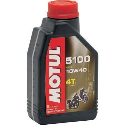 Motul 104066 5100 4T Synthetic Ester Blend Motor Oil - 10W40 - 1L. - Foto 1 di 1